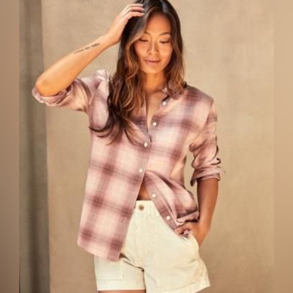 NWT💕 Outerknown 100% Cotton Windrift Shirt Size M - Picture 5 of 5